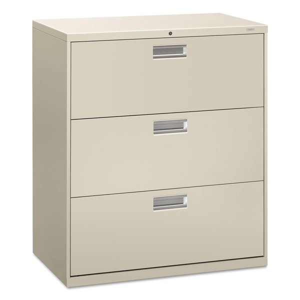 Hon Legal & Lateral File Cabinet with 3 Drawer, Light Gray HON683LQ